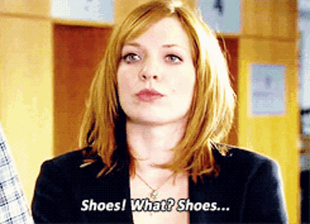 IT Crowd GIF about shoes